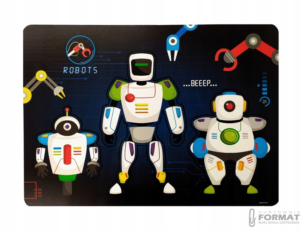 Podkład laminowany A3 Roboty 1