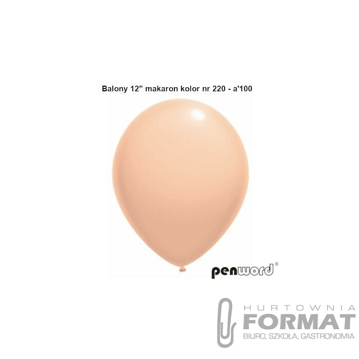 BALONY 12" MAKARON KOLOR NR 220 - a'100 1