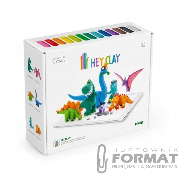 Hey Clay Masa plastyczna Dinozaury 1