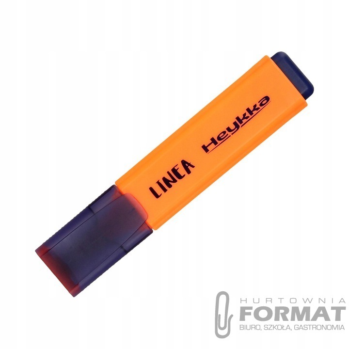 ZAKREŚLACZ LINEA POMARAŃCZOWY HEYKKA 1