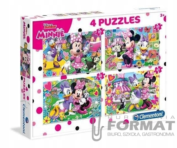 Clementoni Puzzle 2x20+2x60el Minnie 07615 1