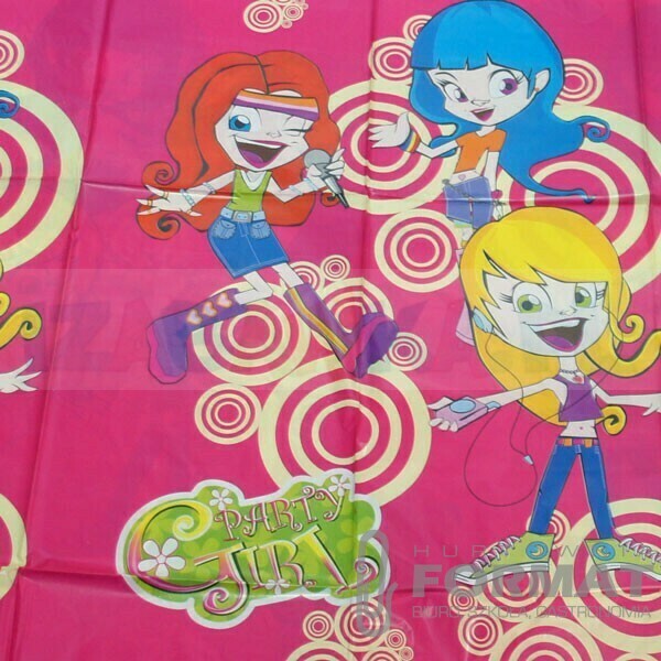 OBRUS Super Girls 180/120cm PLASTIKOWY 1