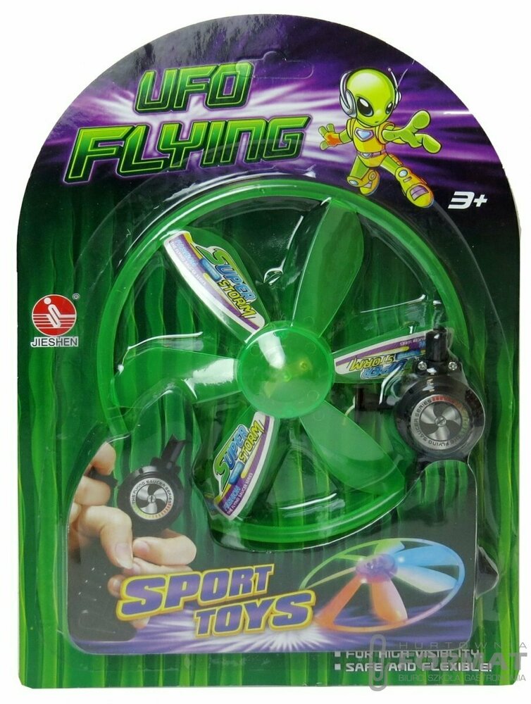 UFO Flying latające śmigło zielone 1