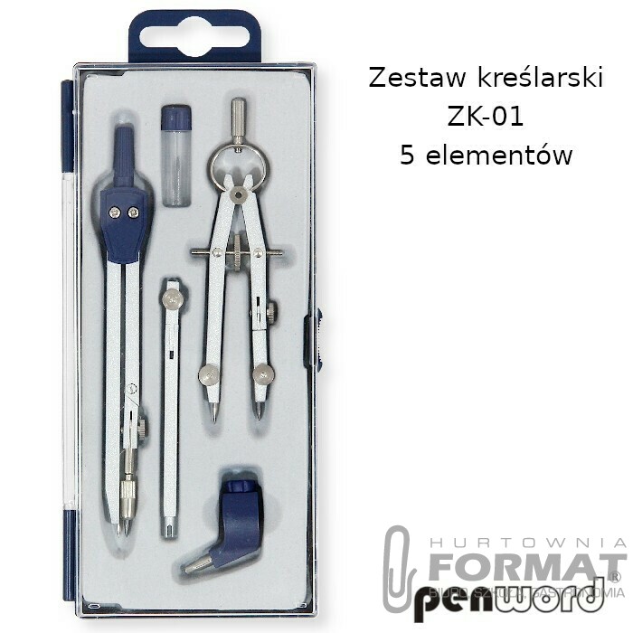 ZESTAW KREŚLARSKI ZK-01 5 ELEMENTÓW 1