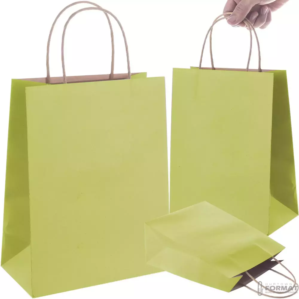 TORBA PAPIEROWA ŻÓŁTA A4 240/100/320 1