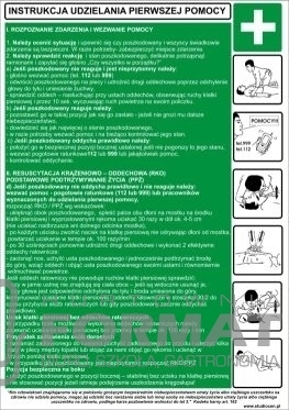 Instrukcja UDZIELANIA PIERWSZEJ POMOCYna płyciePCV 1
