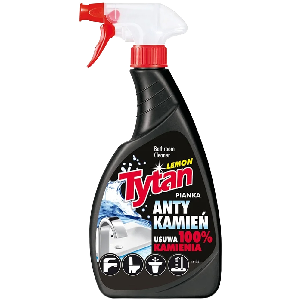 Tytan Kamień i rdza Pianka do mycia łazienek 500g 1