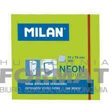 Notes samoprzylepny 75/75 MILAN neon zielony 1