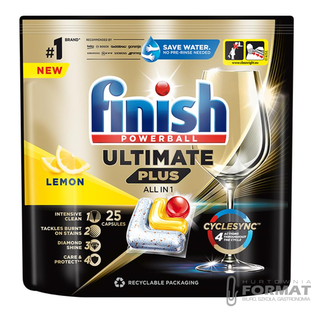 Kapsułki do zmywarki Finish Ultimate Plus All-in-1 1