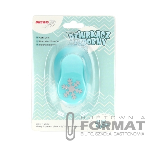 Dziurkacz ozdobny 2.5 cm D25-44 Śnieżynka 1
