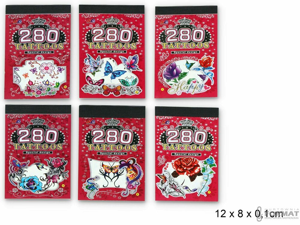 Tatuaże zestaw Z6448 mix wzorów 1