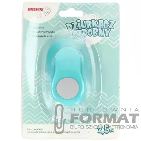 Dziurkacz ozdobny 2,5 cm D25-19 Kółko 1