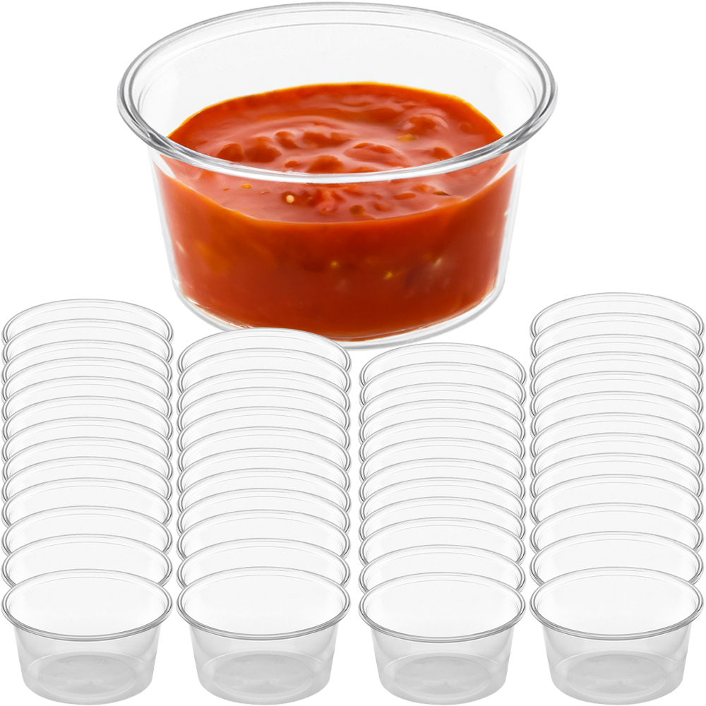 POJEMNIK 100ML SOS PP 50SZT TRANSPARENTNY B/SUP 1