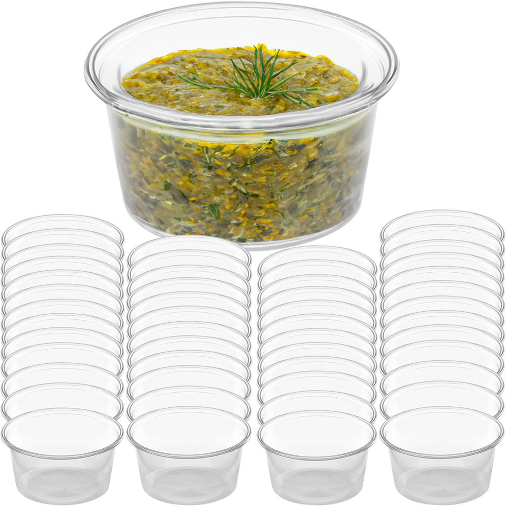 POJEMNIK 80ML SOS PP 50SZT TRANSPARENTNY B/SUP 1