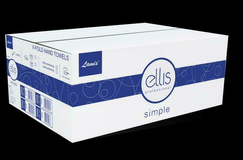 Ręcznik ZZ ELLIS Simple celuloza 2w biały /3000 1