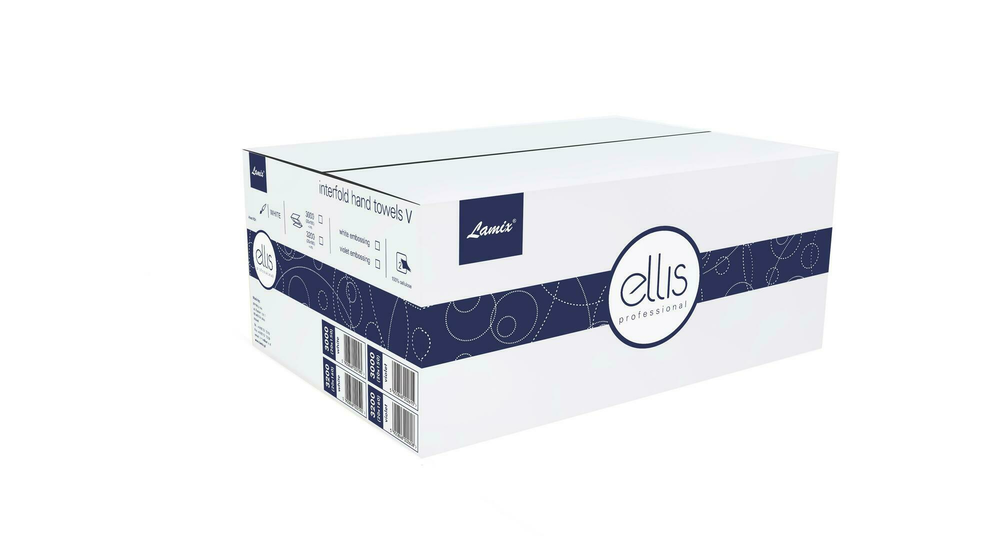 Ręcznik ZZ ELLIS Professional celuloza 2w biały 3000 1