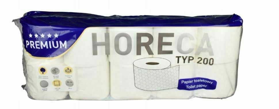 Papier toaletowy 3w celuloza Horeca 24m 10 sztuk  1