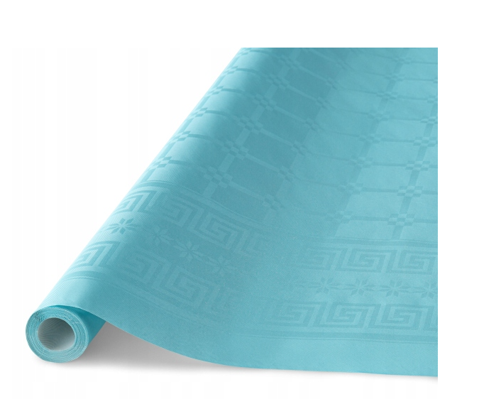 Obrus papierowy w rolce 1,18x6m błękitny 1