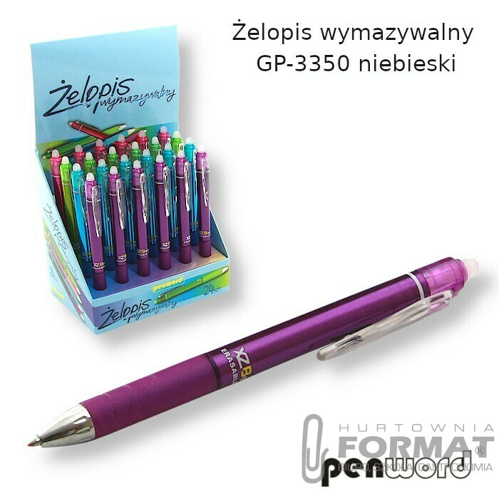 ŻELOPIS WYMAZYWALNY GP-3350 NIEBIESKI 1