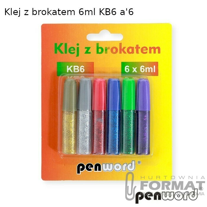 KLEJ Z BROKATEM 6ml KB6 a'6 1
