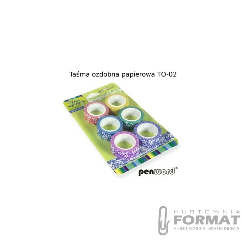 TAŚMA OZDOBNA TO-02 PAPIEROWA 15mmx5m a'6 1
