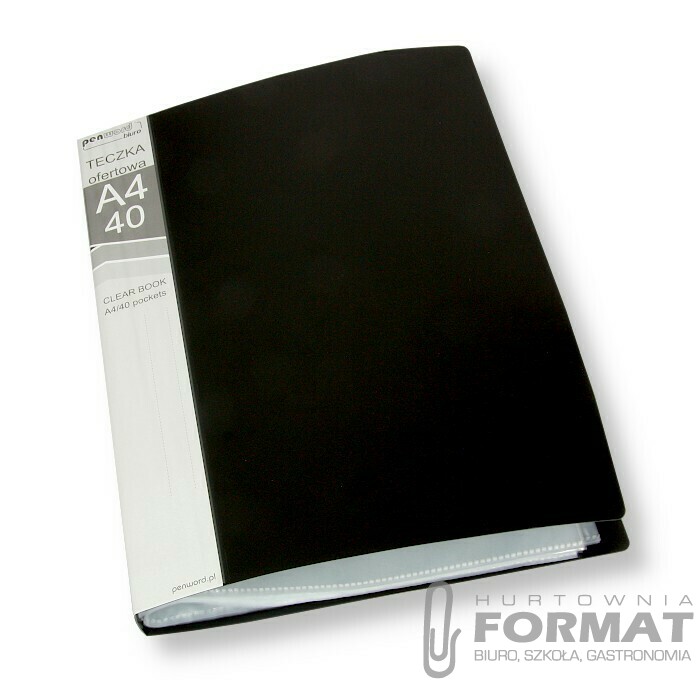 TECZKA A4 OFERTOWA CZARNA A4-40BK 1