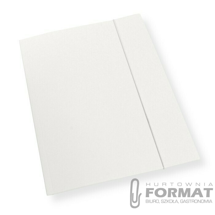 TECZKA A4 WF-1 Z GUMKĄ BIAŁA 300gsm 1