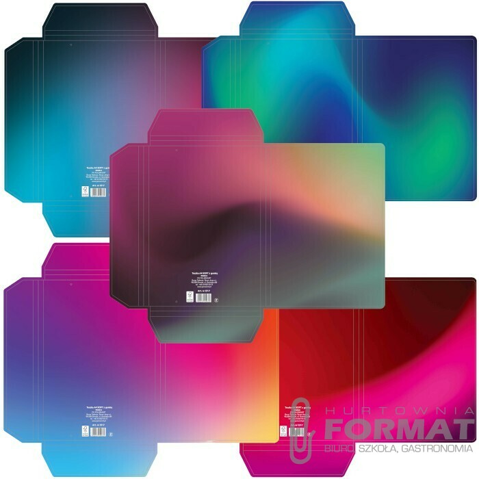 TECZKA A4 Z GUMKĄ CF-6 MIX SOFT 1