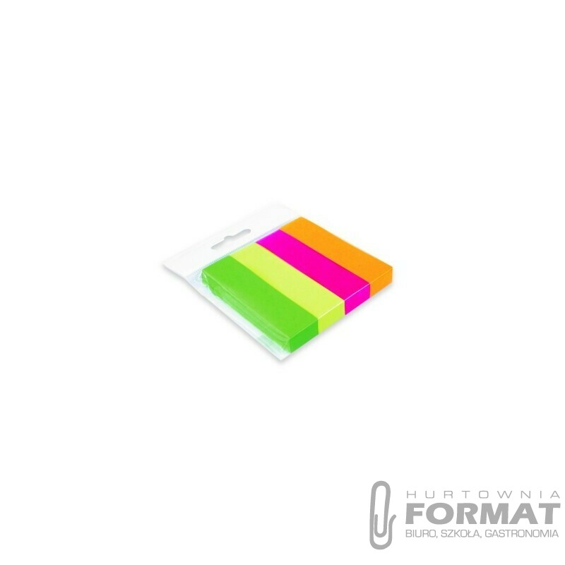 NOTES SAMOPRZYLEPNY ZAKŁADKA 19X76      CX13-124 4 KOLORY 1