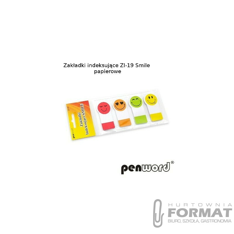 ZAKŁADKI INDEKSUJĄCE ZI-19 SMILE PAPIEROWE 1