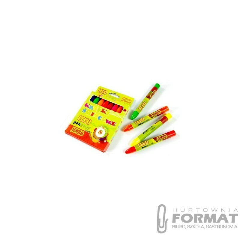 KREDKI ŚWIECOWE PSH 1008F-8 FLUO 1
