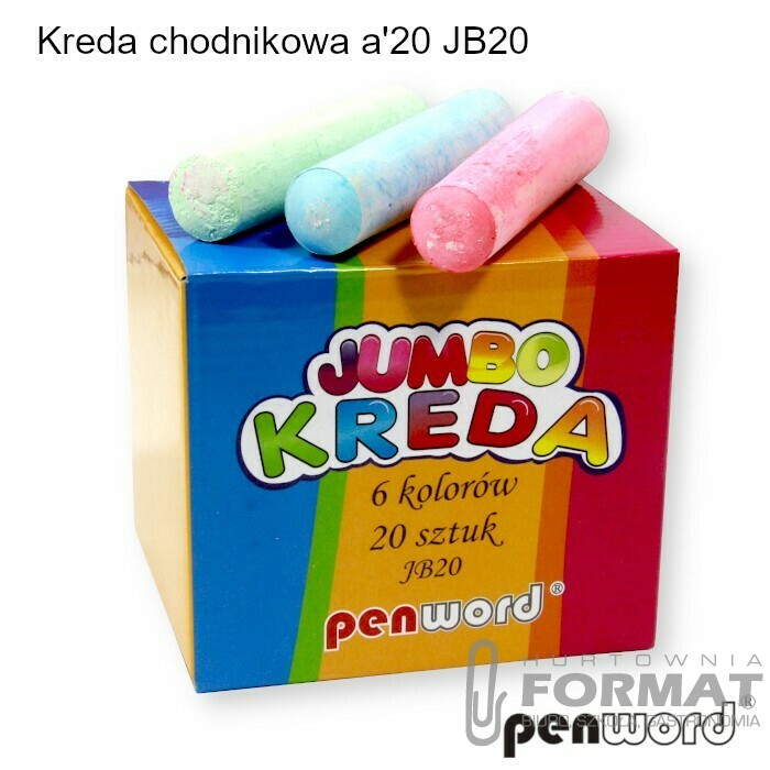 KREDA CHODNIKOWA a'20 JUMBO JB20 W TEKTUROWYM OPAKOWANIU 1
