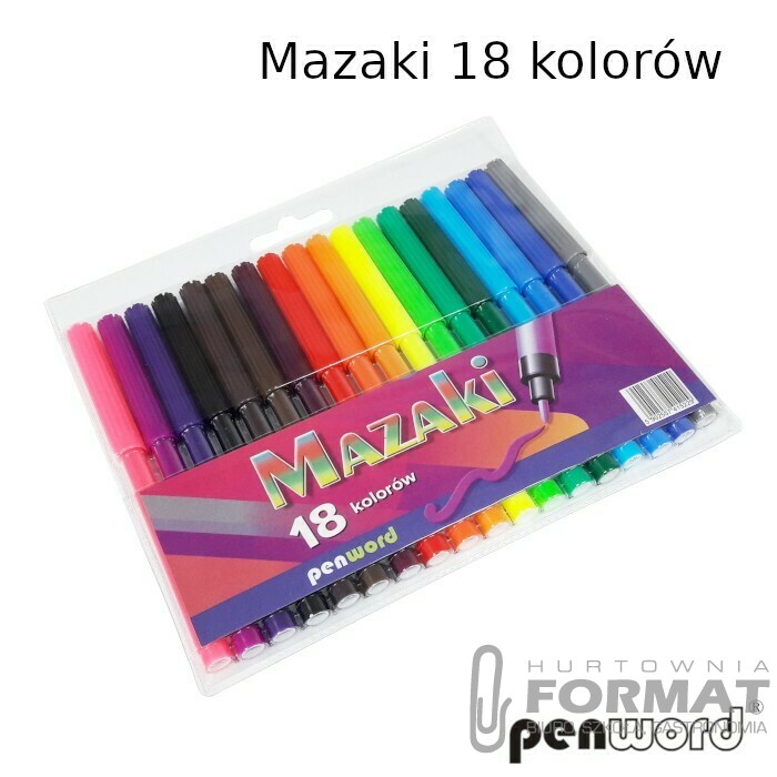 MAZAKI 18 KOLORÓW 1