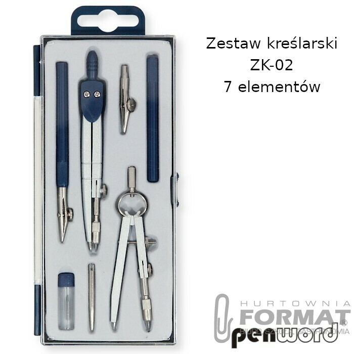 ZESTAW KREŚLARSKI ZK-02 7 ELEMENTÓW 1
