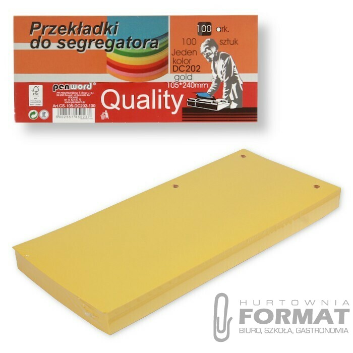 PRZEKŁADKI DO SEG.GOLD DC202-100 1
