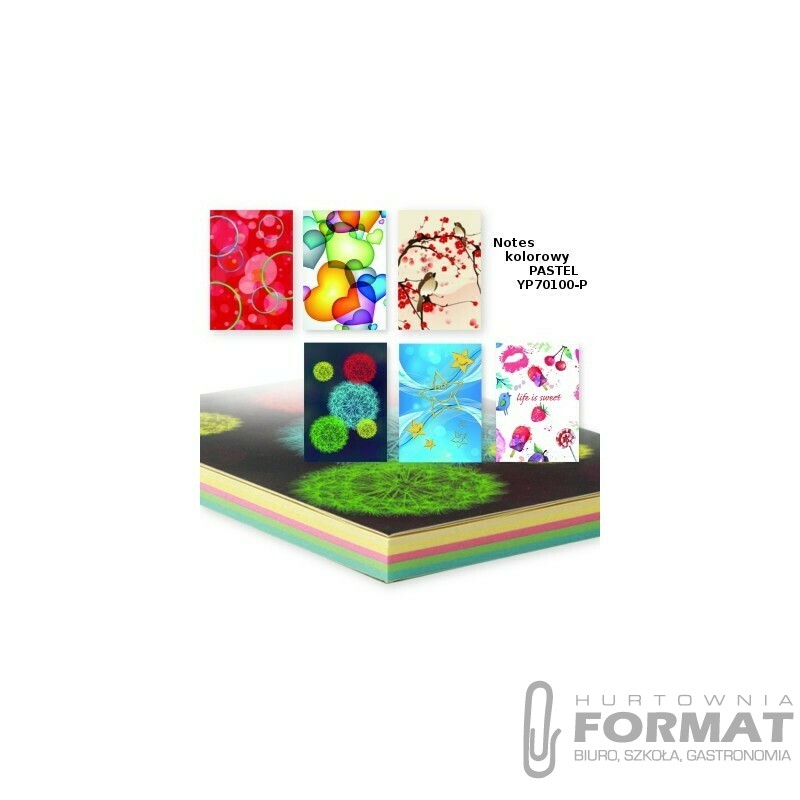 NOTES KOLOROWY YP70100-P PASTEL 1