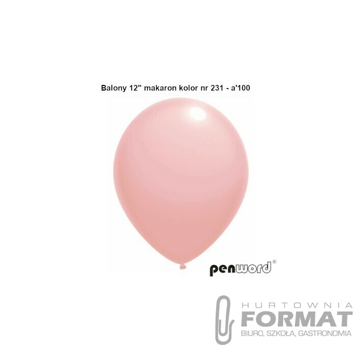 BALONY 12" MAKARON KOLOR NR 231 - a'100 1