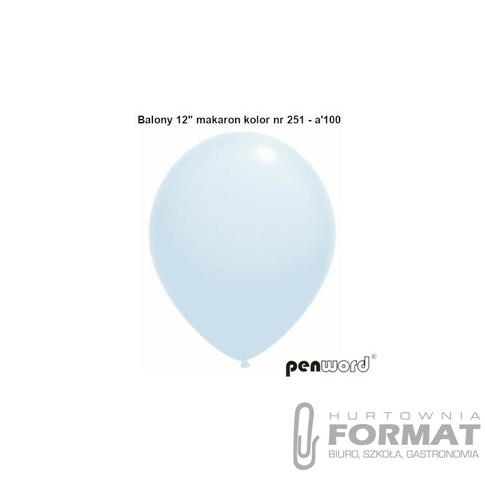 BALONY 12" MAKARON KOLOR NR 251 - a'100 1