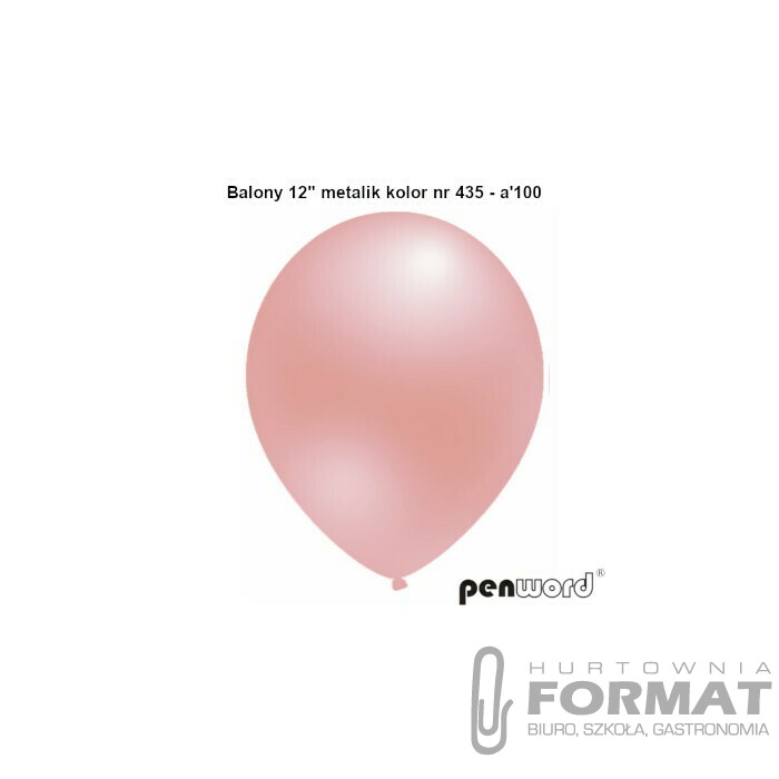BALONY 12" METALIK KOLOR NR 435 - a'100 1