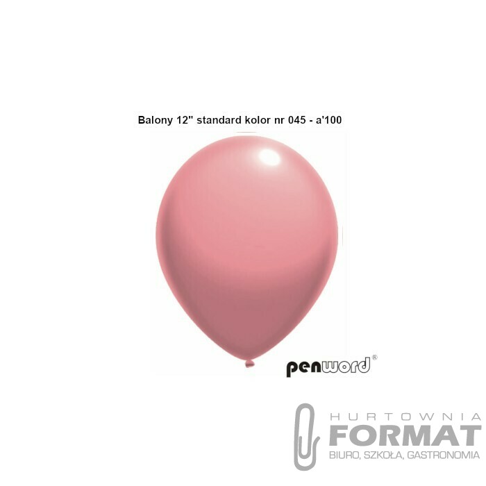 BALONY 12" STANDARD KOLOR NR 045 - a'100 1