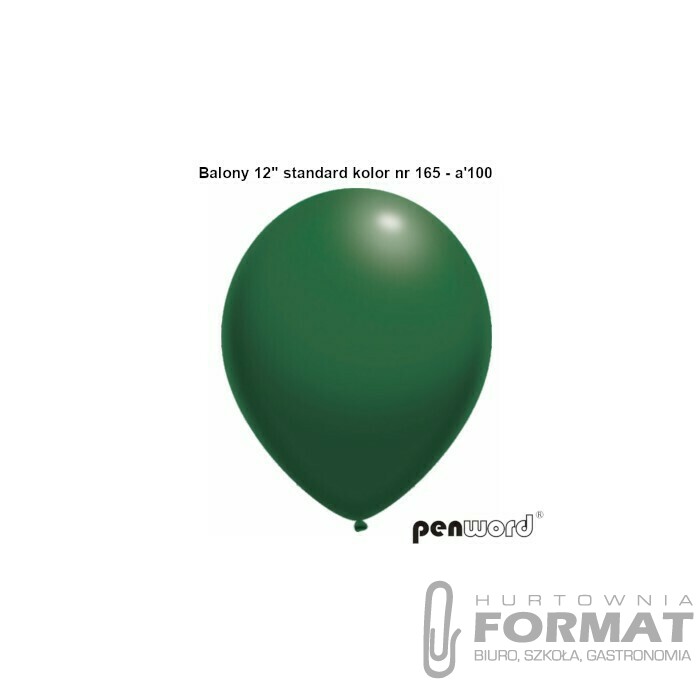 BALONY 12" STANDARD KOLOR NR 165 - a'100 1