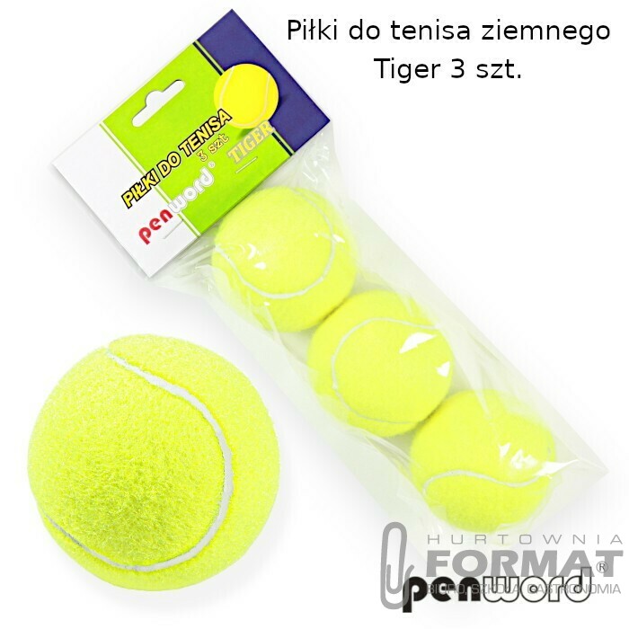 PIŁKI DO TENISA ZIEMNEGO TIGER a'3 1