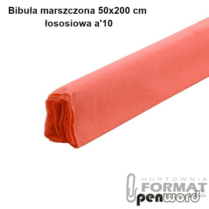 BIBUŁA MARSZCZONA DŁUGA ŁOSOSIOWA 50x200cm a'10 1
