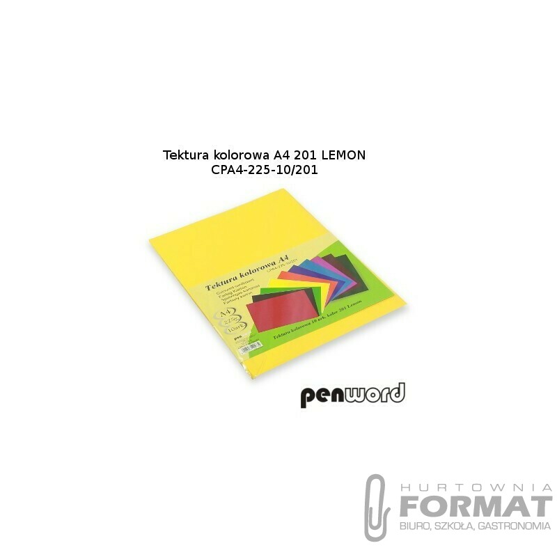 BRYSTOL/TEKTURA KOL. A4 201 LEMON/ŻÓŁTA CPA4-225-10 1