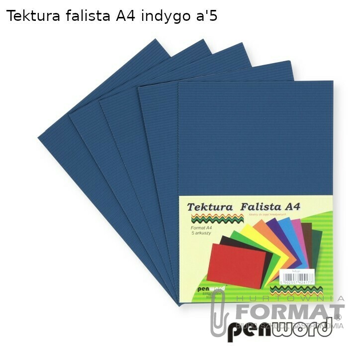 TEKTURA FALISTA A4 INDYGO a'5 1