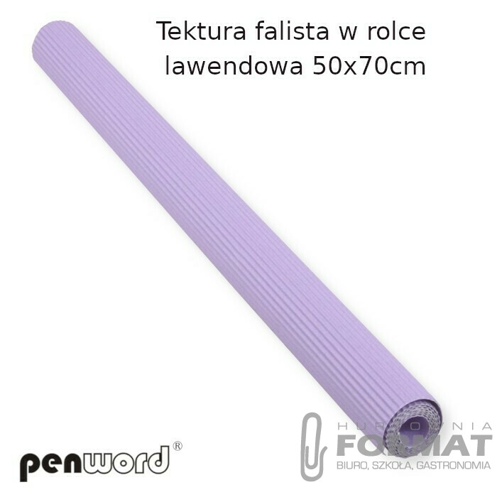 TEKTURA FALISTA W ROLCE LAWENDOWA 50x70cm 1