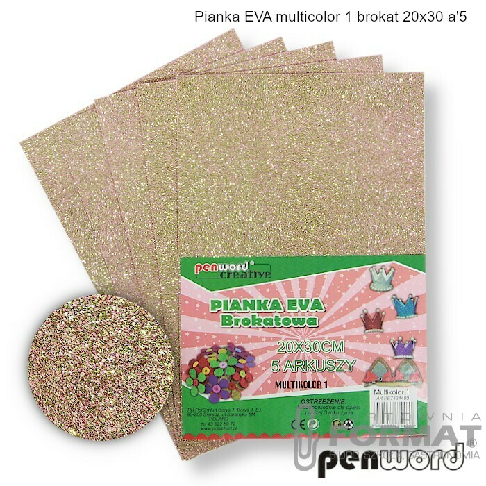 PIANKA EVA MULTICOLOR .1 BROKAT 20X30 a'5 1