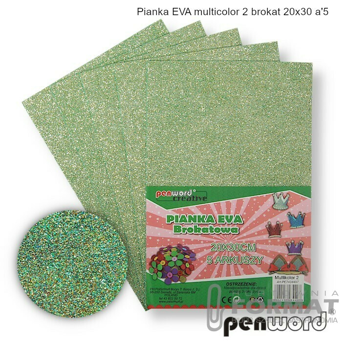 PIANKA EVA MULTICOLOR .2 BROKAT 20X30 a'5 1