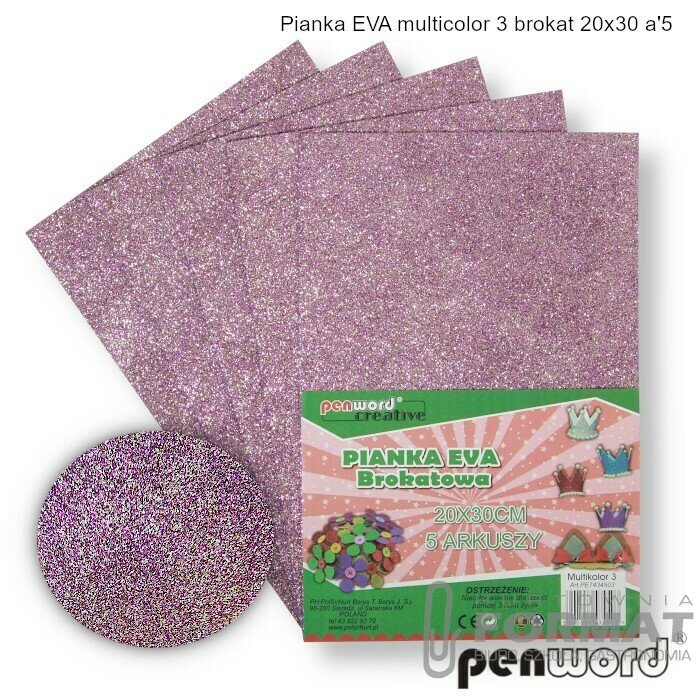 PIANKA EVA MULTICOLOR .3 BROKAT 20X30 a'5 1