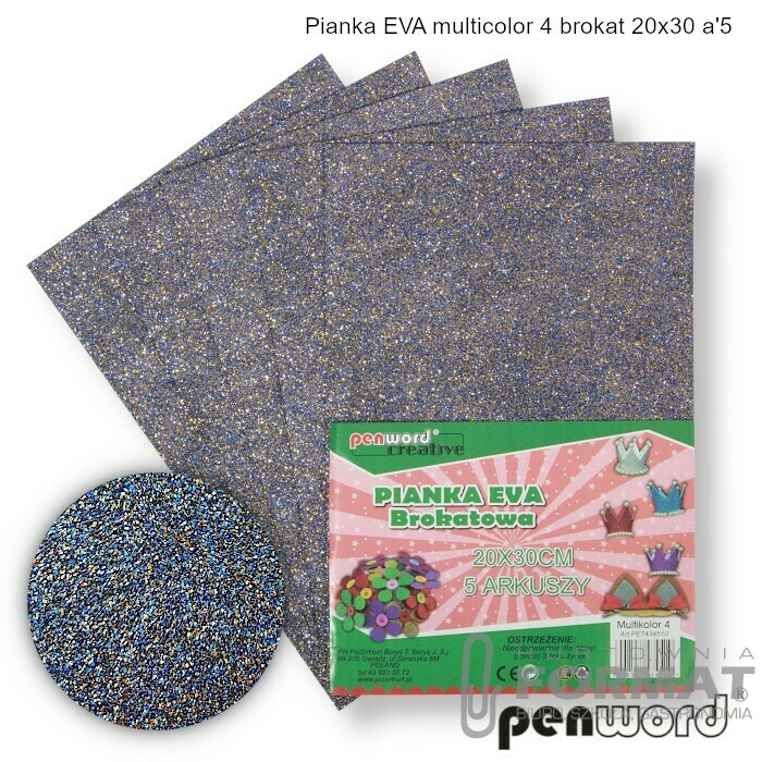 PIANKA EVA MULTICOLOR .4 BROKAT 20X30 a'5 1